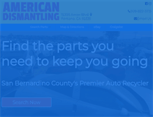 Tablet Screenshot of americandismantling.com